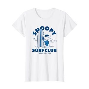 NEW! Snoopy Surf Club White Tee